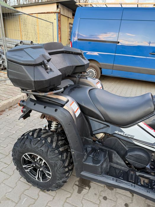 Linhai 500  quad , kufer, plug