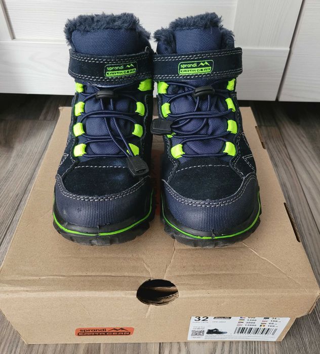 Buty zimowe chłopięce 32 sprandi z membrana