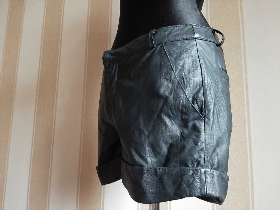 Шорти жіночі, демі,  шорти НОВІ,  100% НАТУРАЛЬНА ШКІРА.