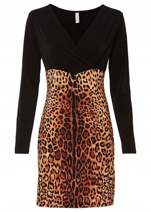 B.P.C sukienka ołówkowa w cętki ^40/42