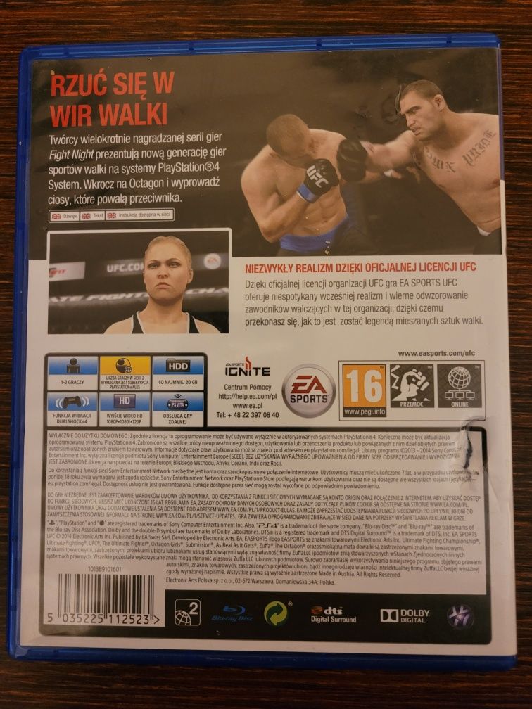 Gra UFC PL na PS4