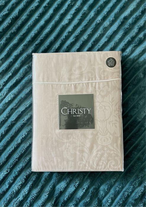 Нова постільна білизна англійського бренду Christy est.1850 100% сатин