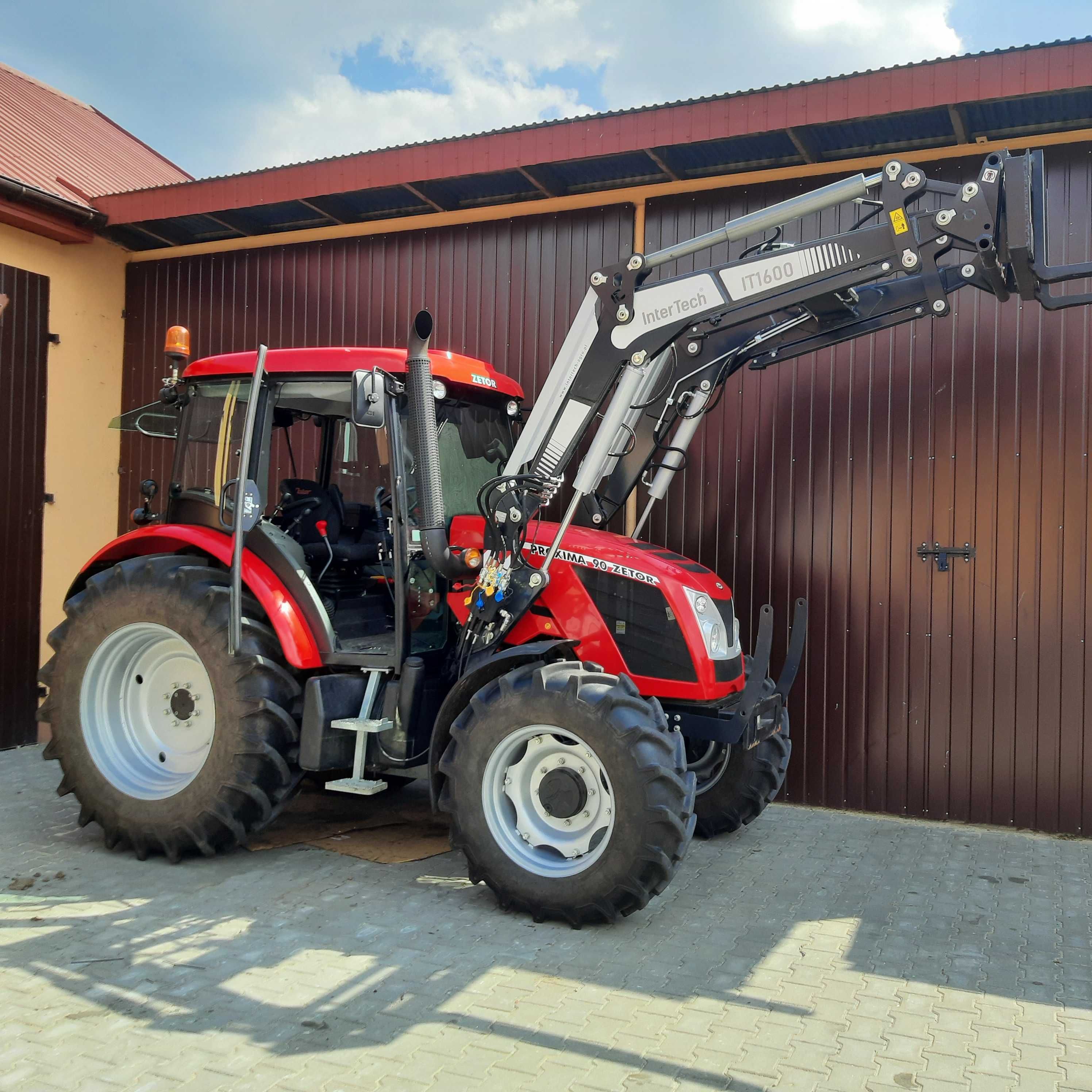 Ładowacz czołowy It 1600 Inter tech, Zetor John deere NH MF Case