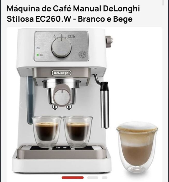 Maquina cafe delonghi usada 2 anos!