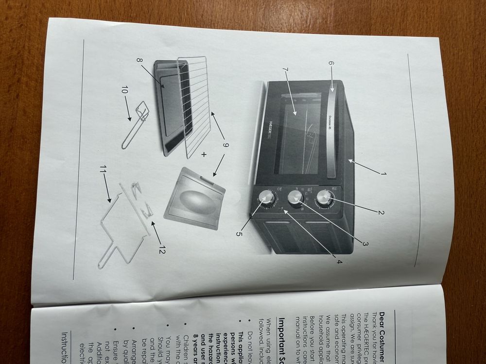 Forno eletrico Haeger