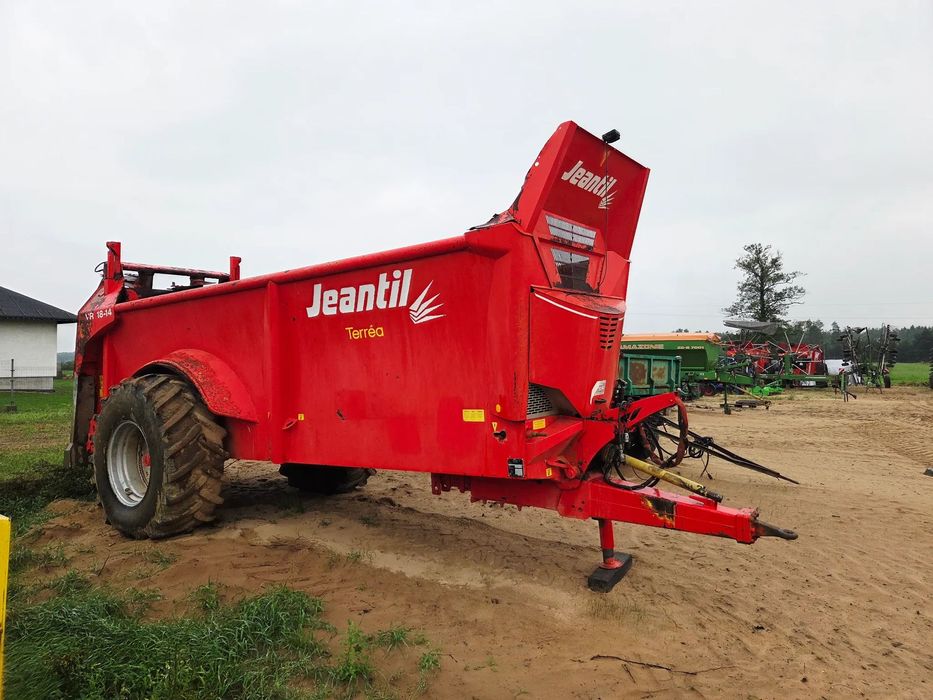 2017 ROK JEANTIL EVR 18 14, 16 14 JOSKIN FLIEGL SAMSON  Świeżo Sprowadzony Rozrzutnik JEANTIL EVR 18 14 rok 2017 Bardzo Ładny