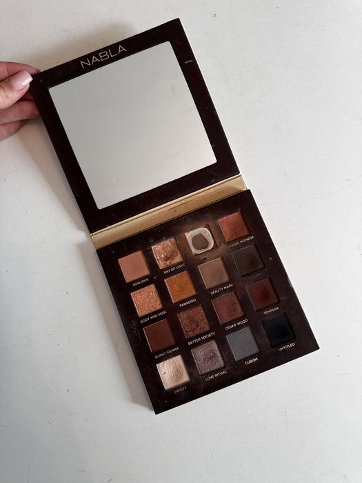 Paletka nabla brązy cienie