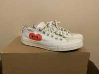 Trampki tenisowki converse all star comme des garcons play heart serce