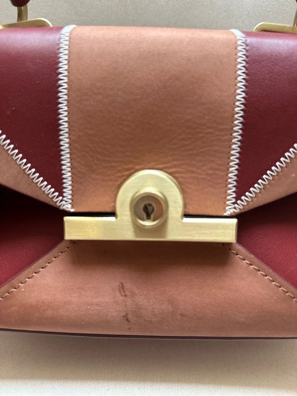 Mini bag Zac Posen Amelia Cinnamon