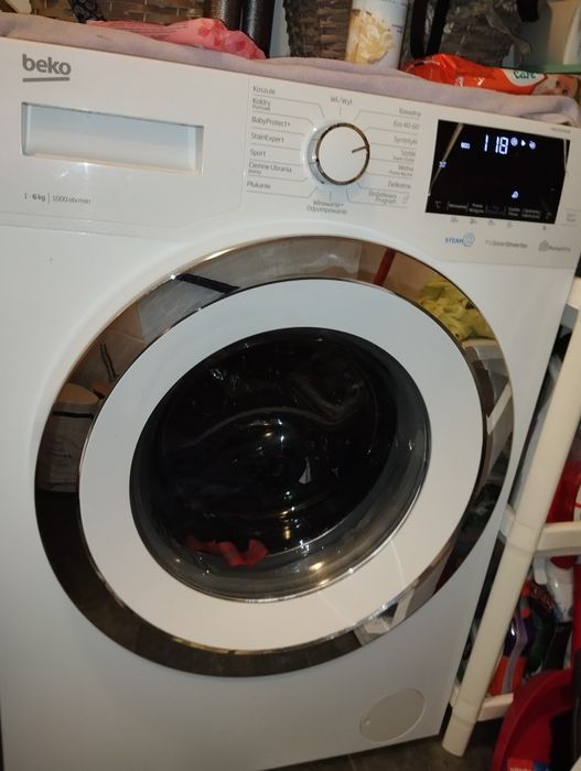 Pralka Beco slim proSmart inverter steamcure para Home Whiz.