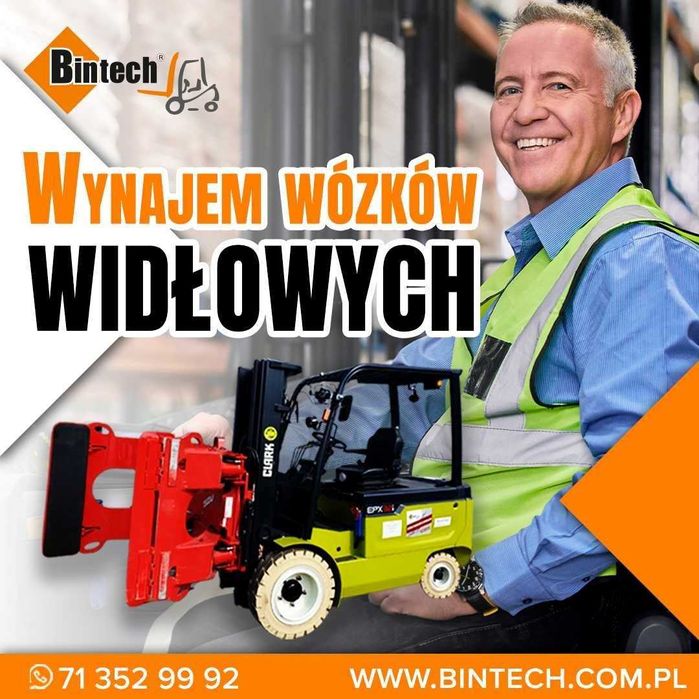 Wynajem wózka widłowego Oleśnica - na dzień / tydzień / miesiąc / rok