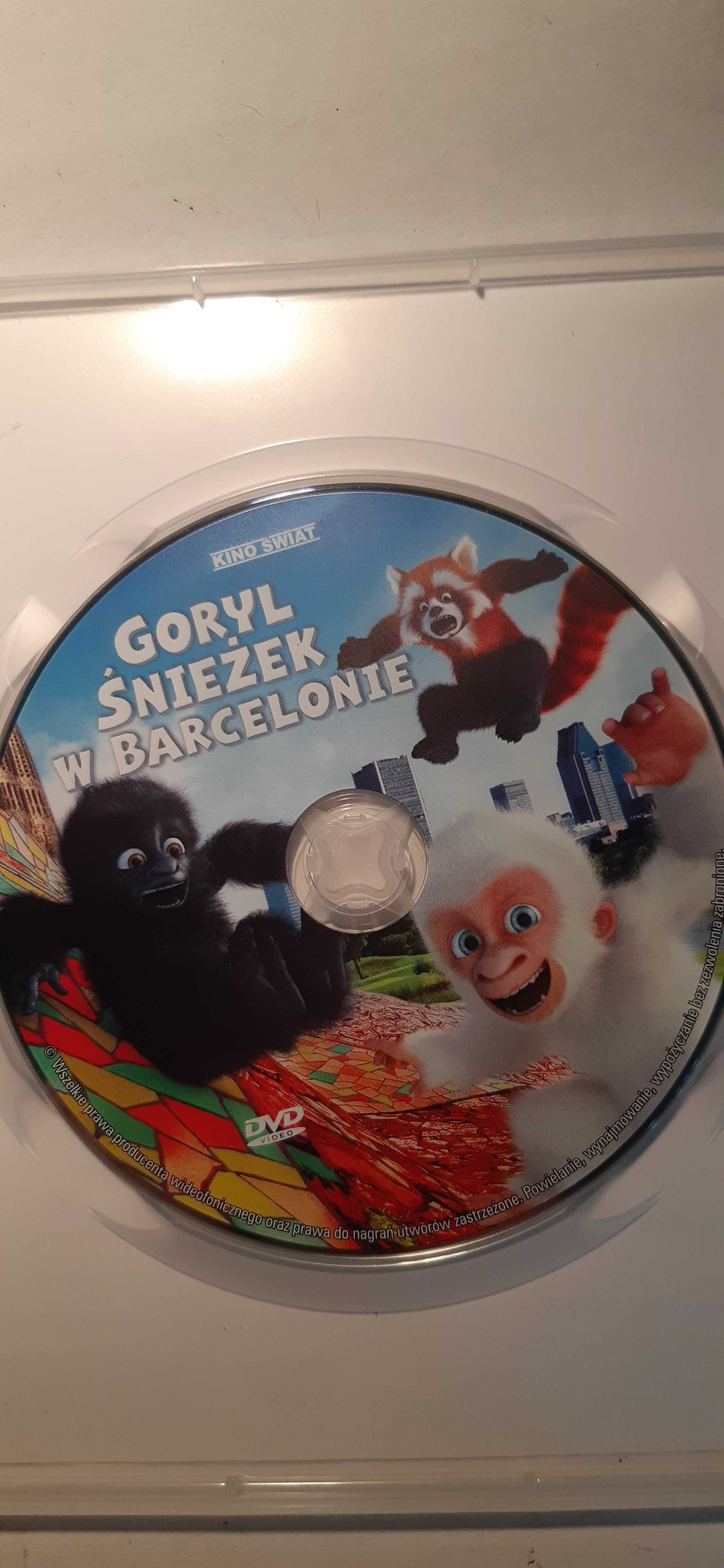 bajka dvd goryl śnieżek w barcelonie