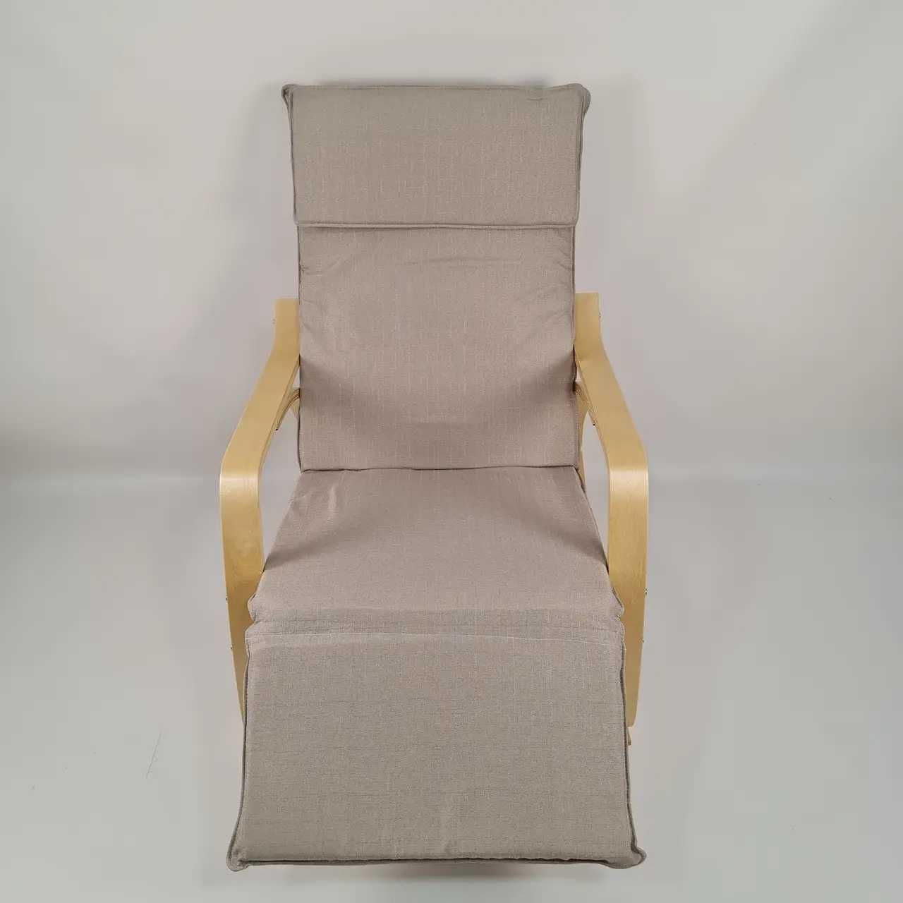 Крісло гойдалка для квартири, кресло качалка Style RC003 Natural Beige
