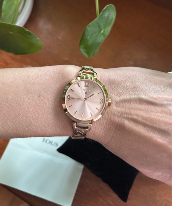 Tous zegarek Boheme Mesh w kolorze rozowego zlota