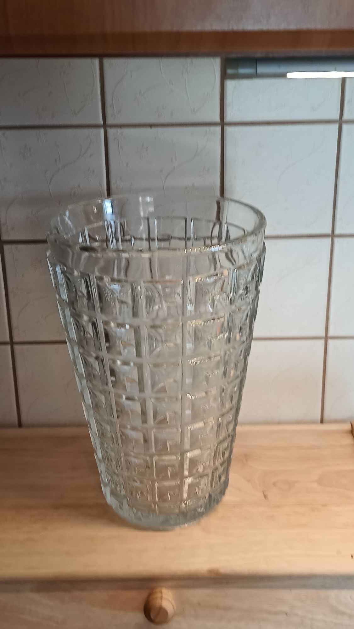 Wazon duży prl szkło