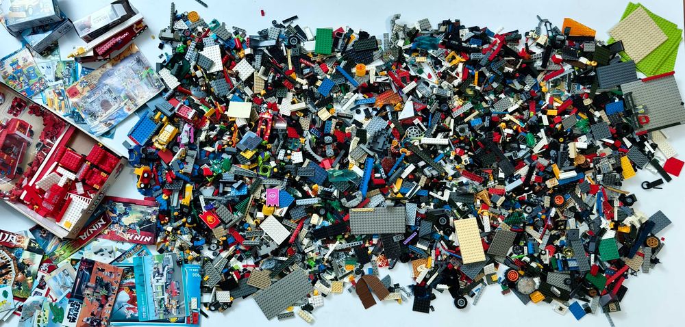 Конструктор LEGO + аналоги, орієнтовно 10 кг