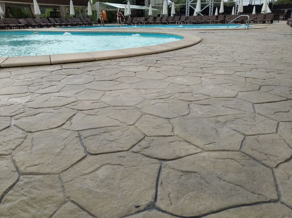 Декоративний штампований бетон