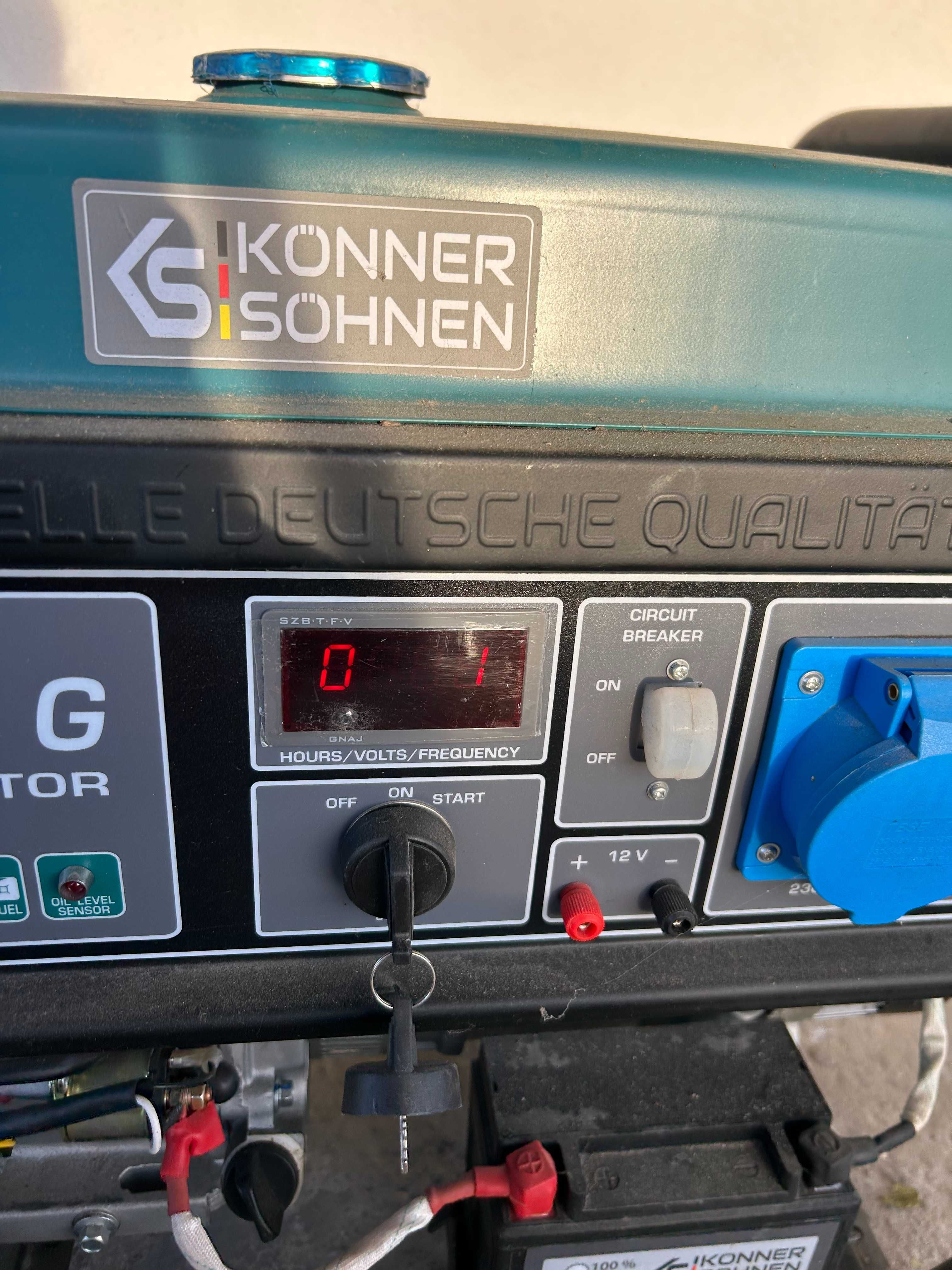 Генератор двотоплевний газ + бензин Konner&Sohnen KS 10000E G