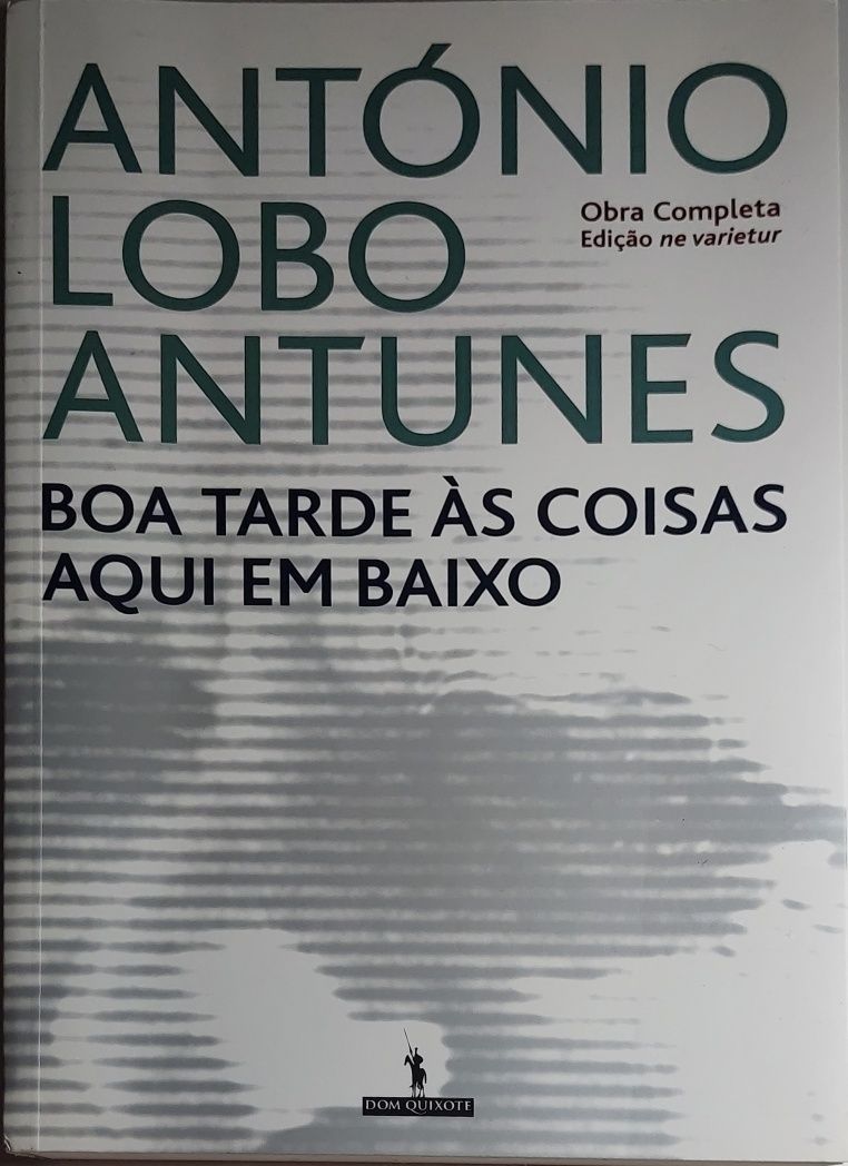 Boa Tarde Às Coisas Aqui em Baixo - António Lobo Antunes