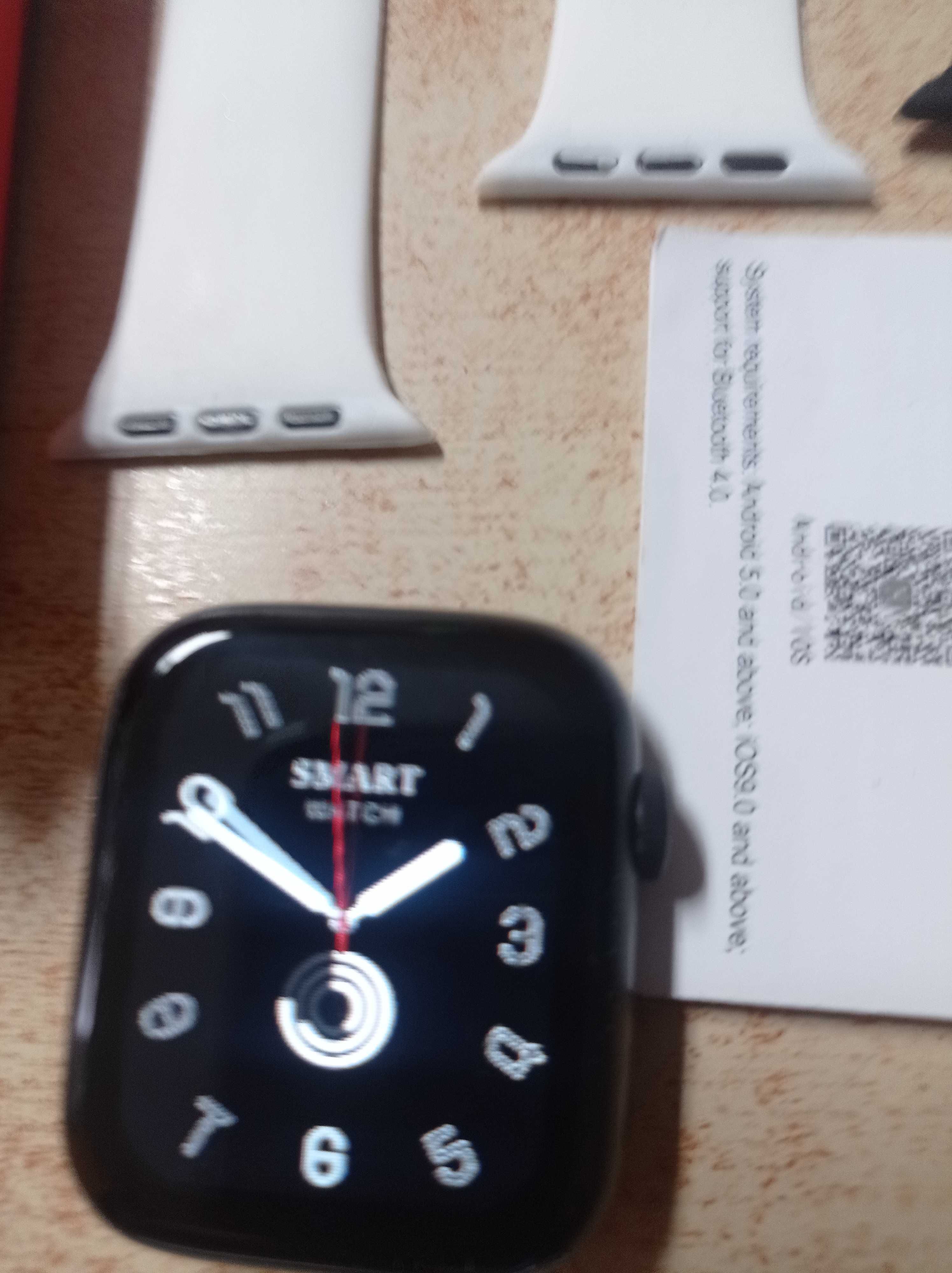 Nowy SMART WATCH I 8 Pro MAx LAXASFIT ładowarka dwa paski silikonowe