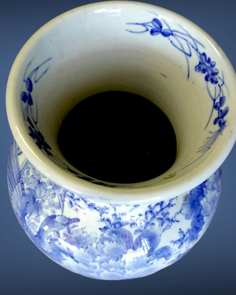 A Massive Antique Japanese Arita Porcelain by Kajiwara Kiln séc XIX