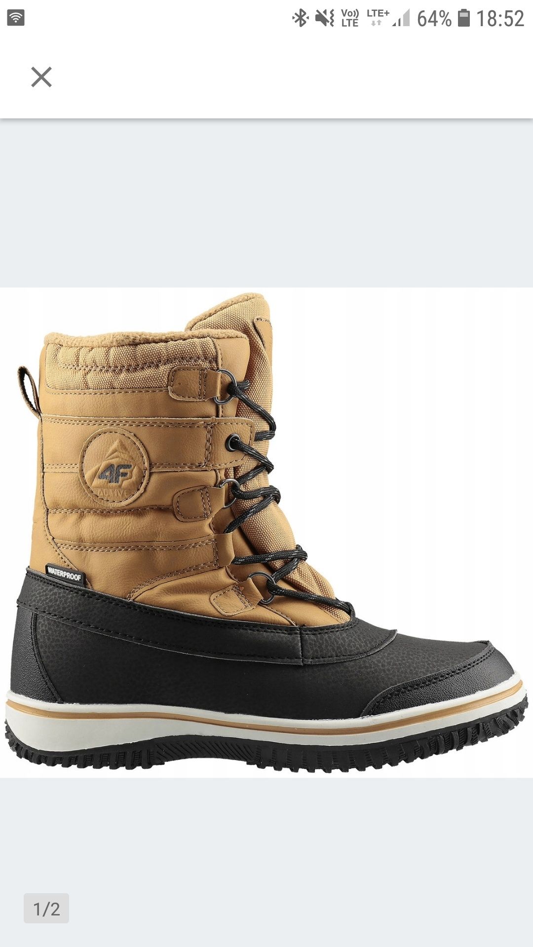 Buty śniegowce 4f rozmiar 33