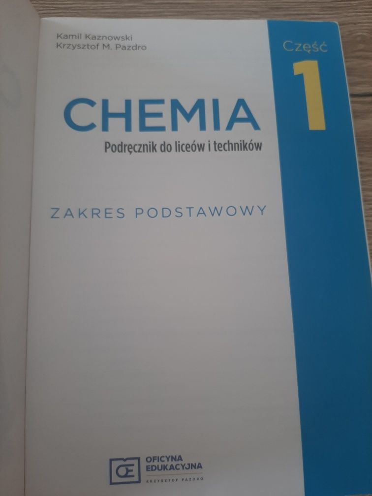 Chemia 1, zakres podstawowy