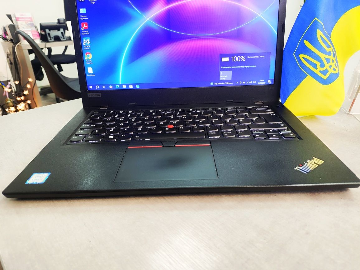 Ультрабук Lenovo ThinkPad L480/Intel I5-8gen/8 RAM DD4/128 SSD M2/15.6