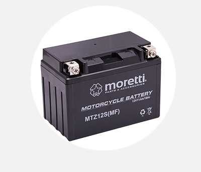 Akumulator Moretti AGM Żel MTZ12S YTZ12S CTZ12S-BS YTZ12S-BS moto 11Ah