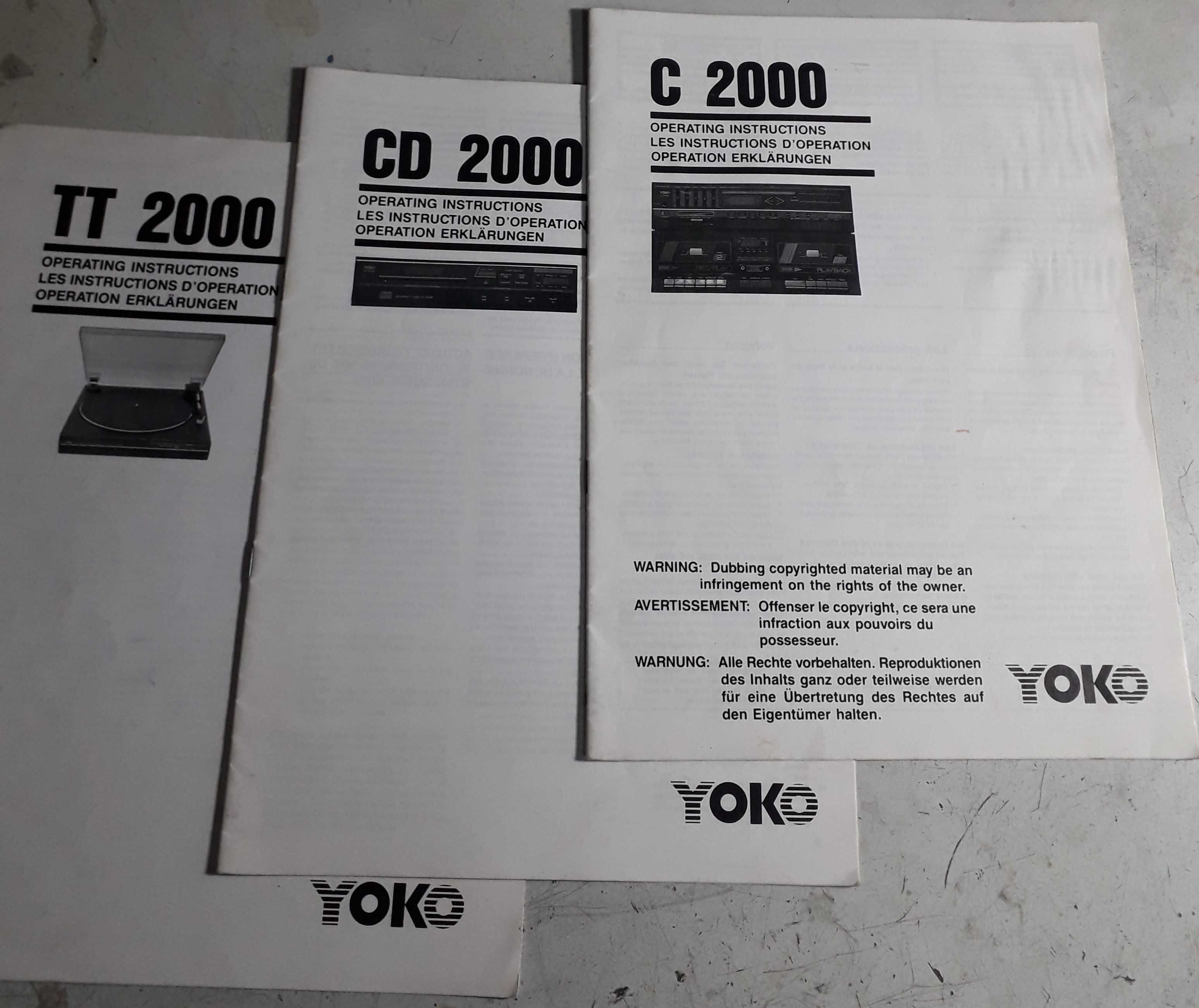 Aparelhagem completa YOKO C2000