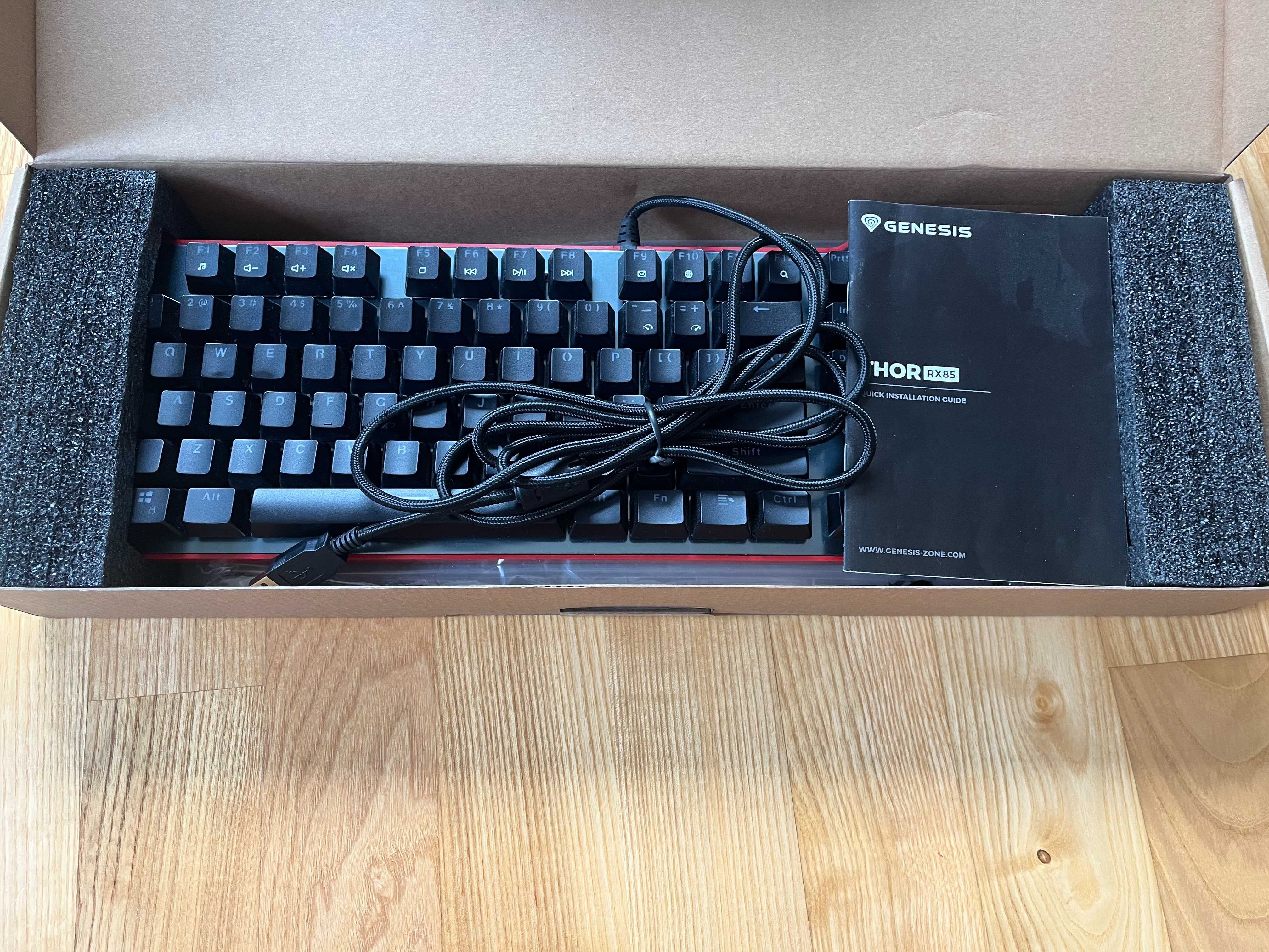 Klawiatura mechaniczna Genesis thor RX85
