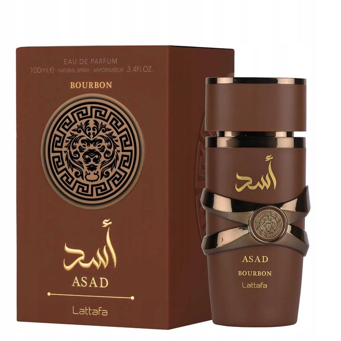 Lattafa asad bourbon 100ml EDP woda perfumowana mężczyzn zapach męski
