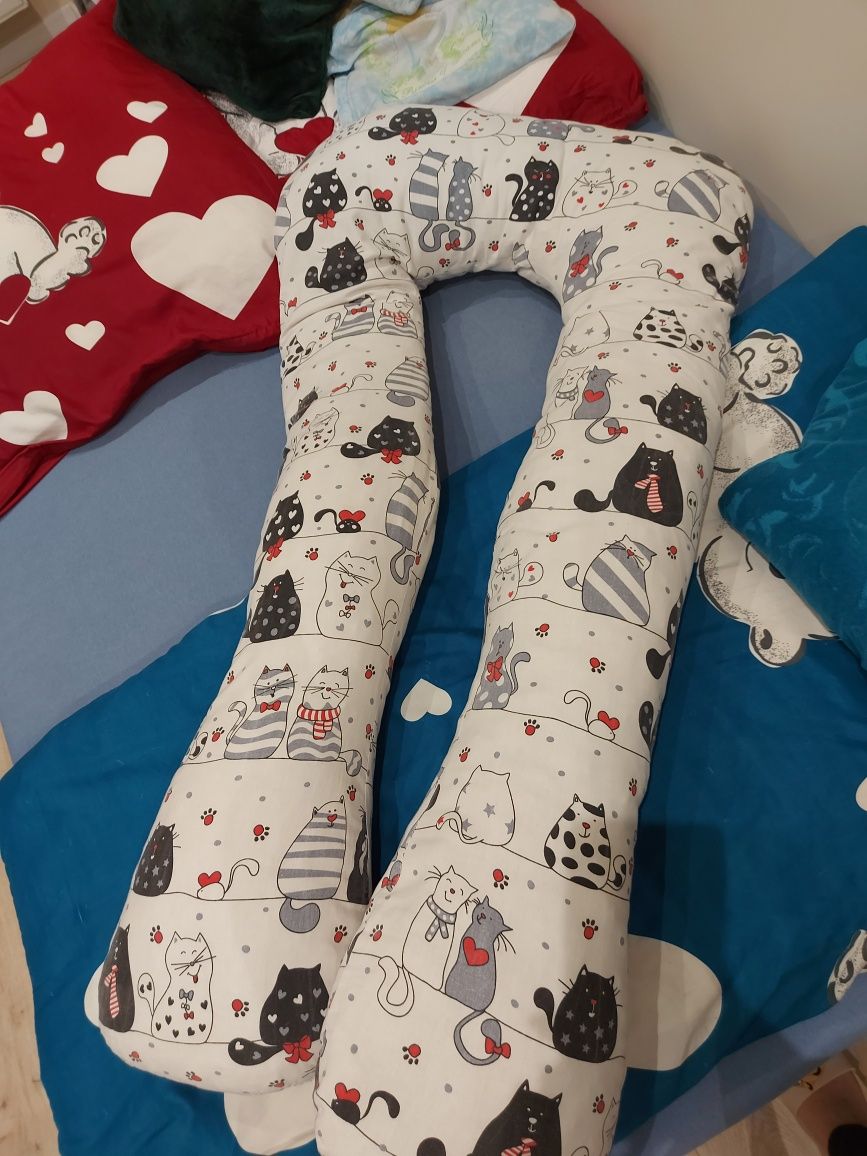 Poduszka ciążowa Baby Comfort Lafel duża kształt U do karmienia kojec
