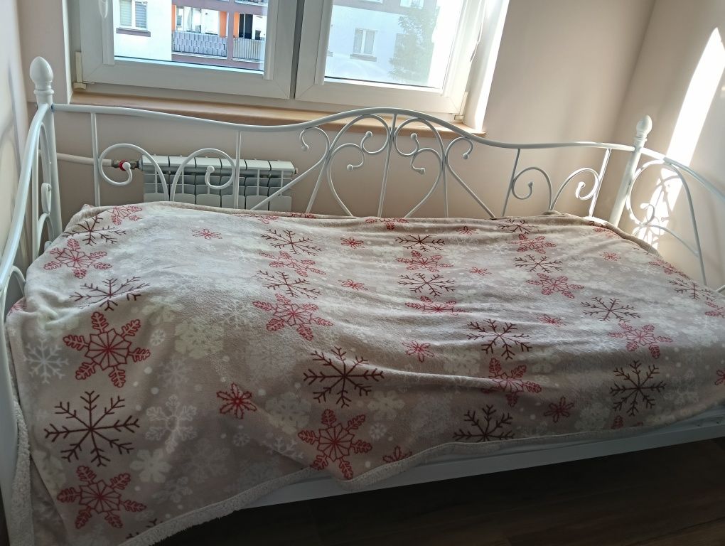 Łóżko pojedyńcze+ materac, 200 cm x 90 cm