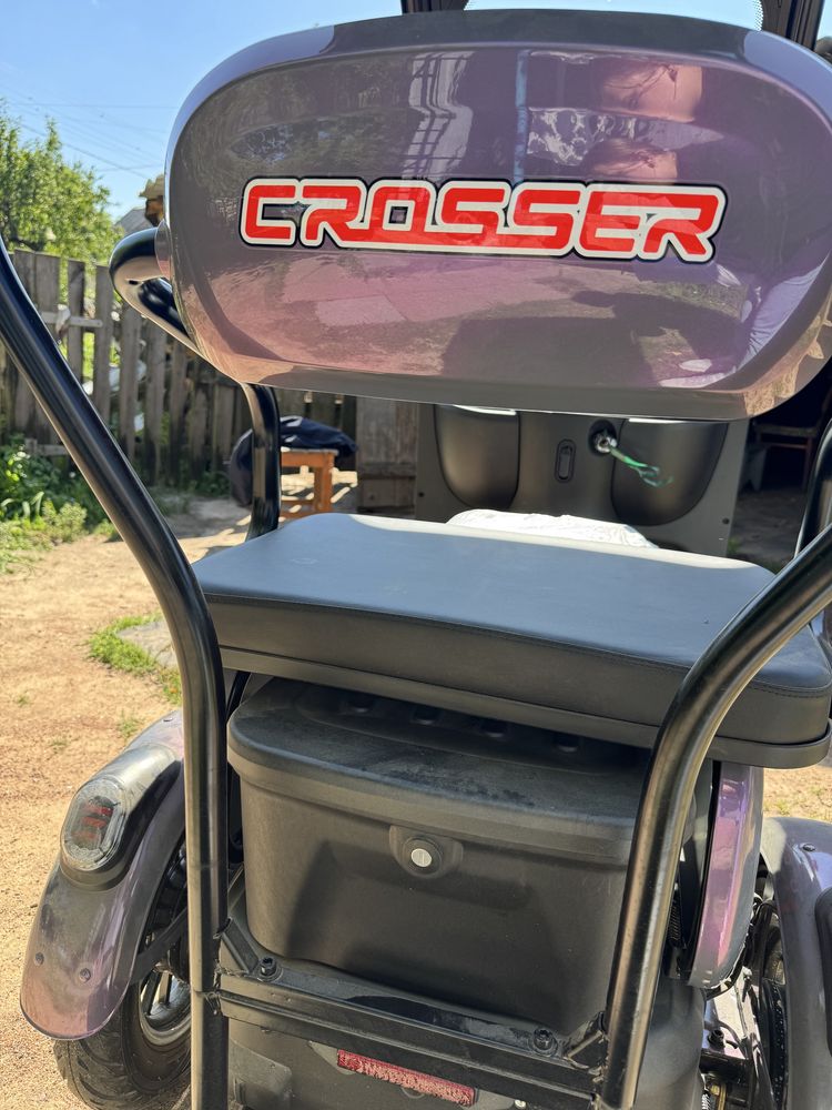 Електроскутер триколісний Трицикл Crosser