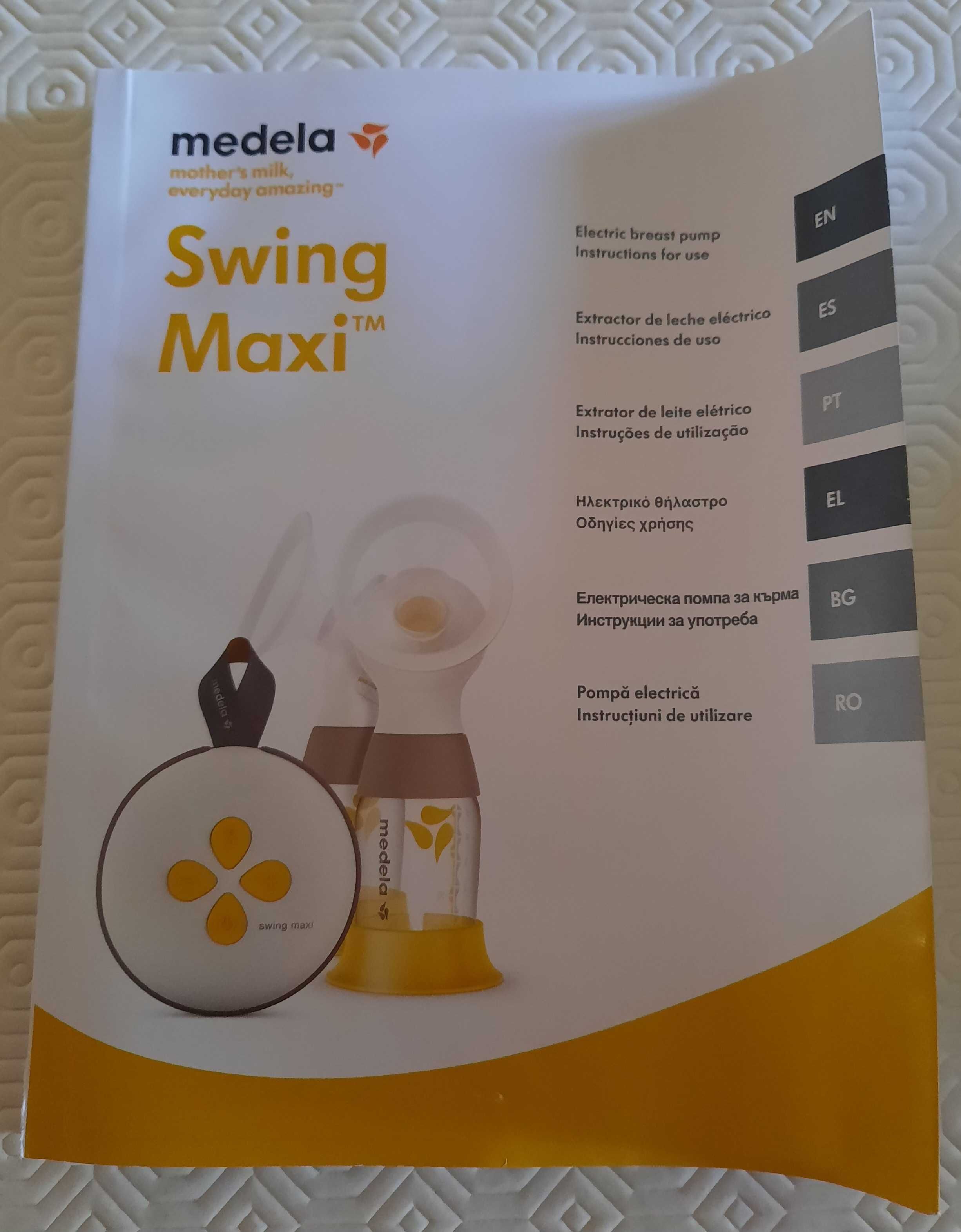 Bomba de extração de leite Swing Maxi