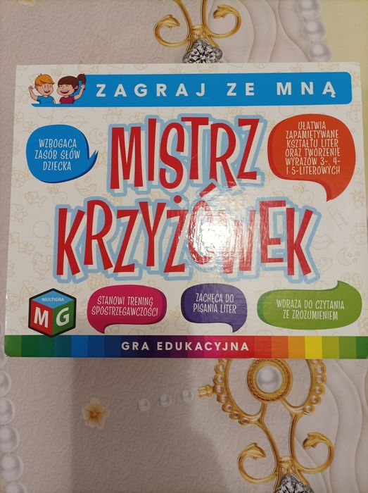 Mistrz krzyżówek gra edukacyjna dla 5+