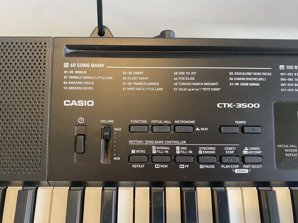 Keyboard Casio CTK-3500+Stojak