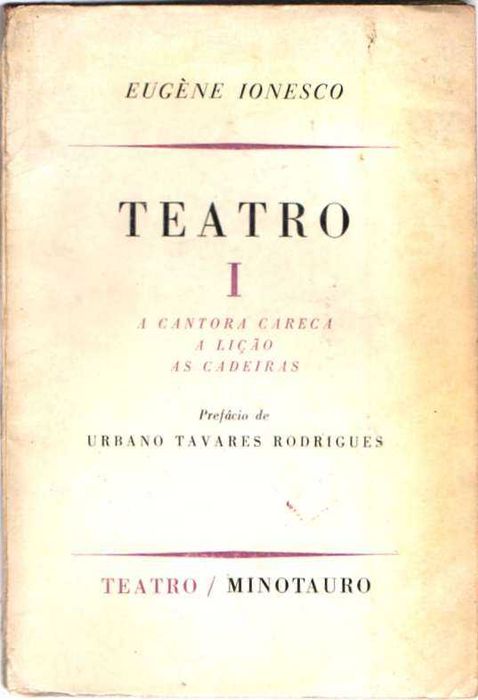 Teatro I – A cantora careca – A lição – As cadeiras-Eugène Ionesco