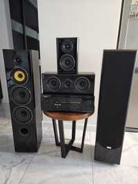 Zestaw kina domowego 5.1 Denon, kolumny Taga