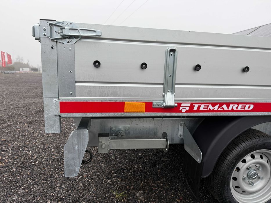 Przyczepa wywrotka TEMARED TIPPER 3x1.5m/2 DMC:2.7T + NAJAZDY +PODPORY