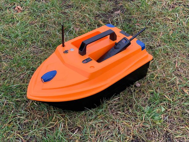 Nowa wędkarska, karpiowa łódka zanętowa New Flytec D15 Orange GPS