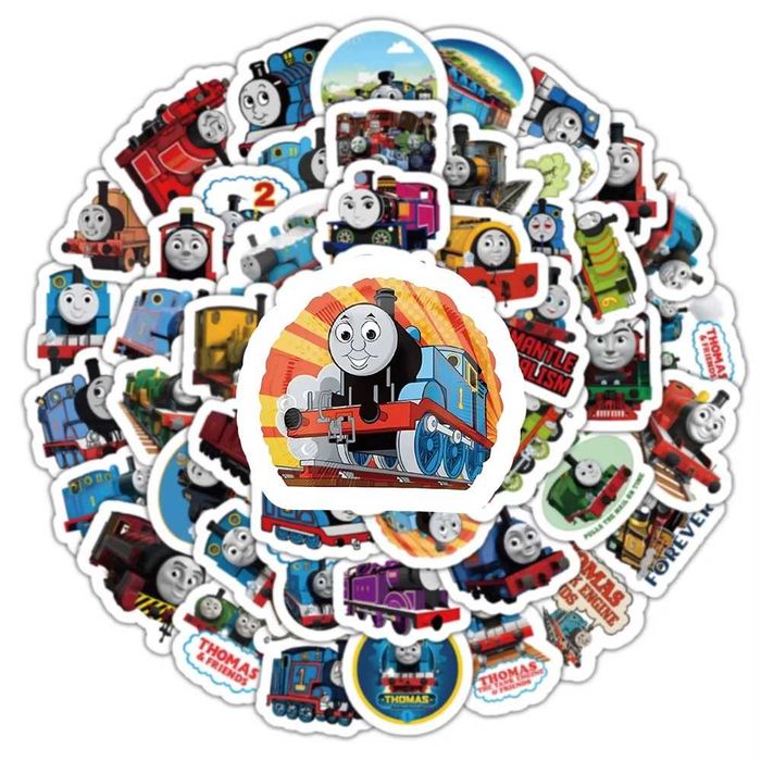 Naklejki Tomek i Przyjaciele Klasyczne Pociągi 100 Sztuk