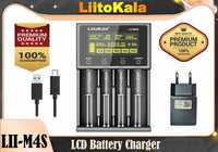 Зарядное LiitoKala Lii-M4S (заряд+разряд+тест+PowerBank)+ блок питания
