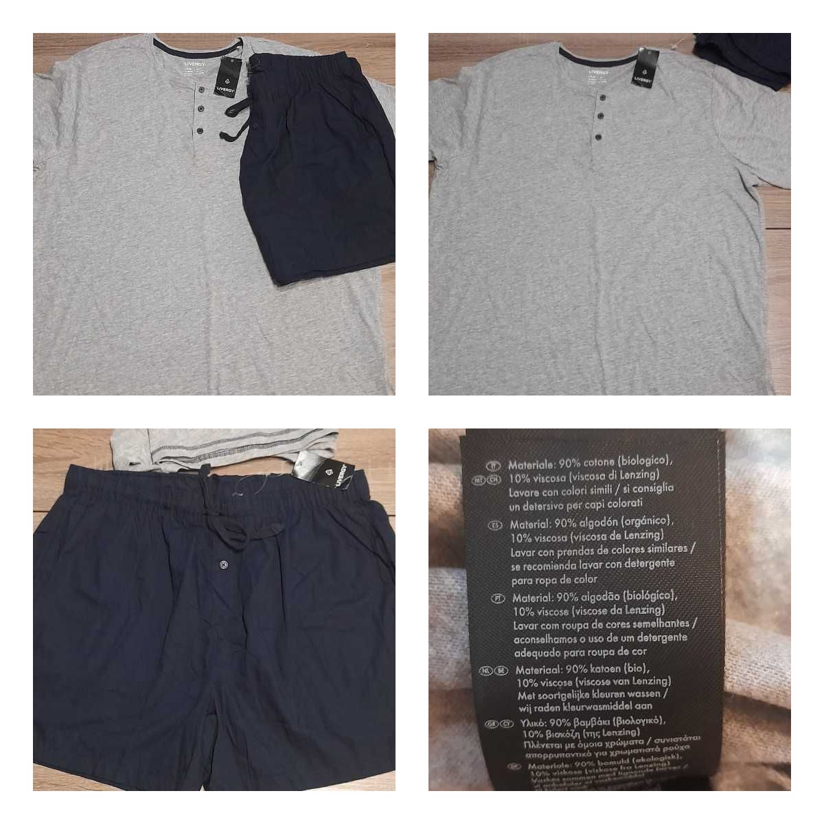 Мужская пижама Livergy р. XL, шорты и футболка, домашний костюм