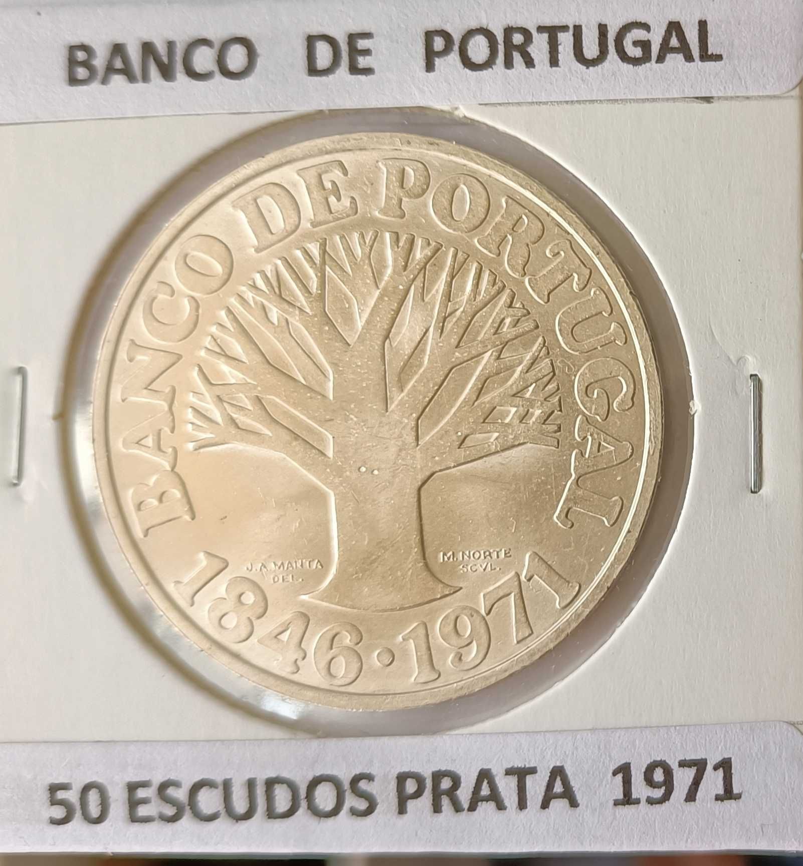 5 Moedas Comemorativas  50 Escudos Prata  da 2ª República Portuguesa