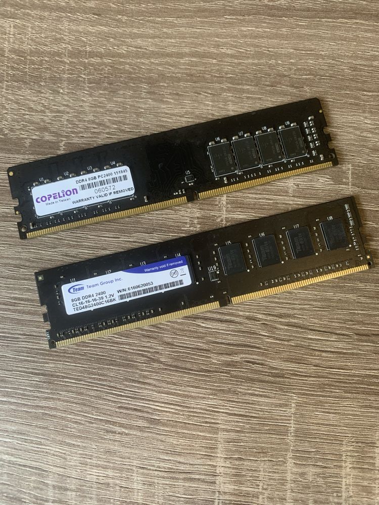 ОЗУ ddr4 16gb 2x8