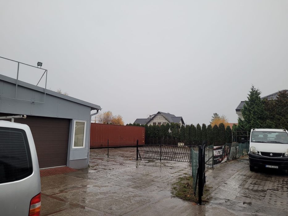 Wynajmę kontener z placem 340m2