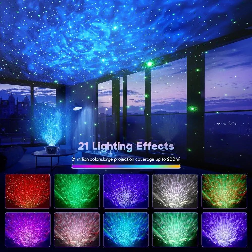 Projektor Gwiazd Galaxy Light, Projektor Światła Nocnego dla Dzieci,