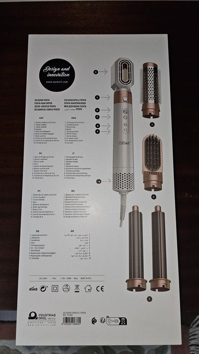 Eurostil Penta Secador E Modelador De Cabelo